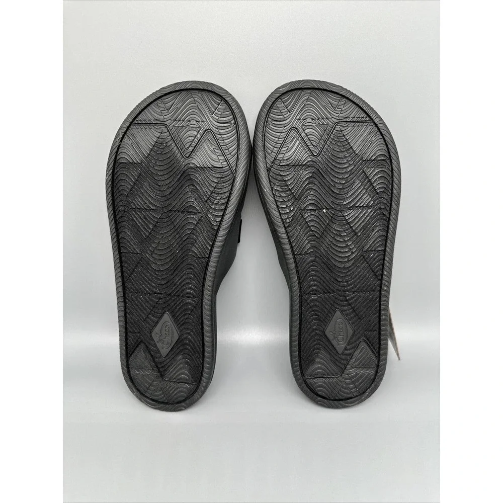 Chaco Chillos Slide Black/Black Comfort Sandal JCH107089 Men's US Sz 12‎